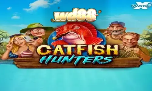 Tampilan visual slot Catfish Hunters dengan tema perairan Mississippi